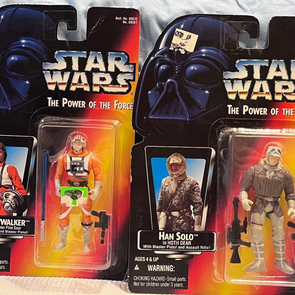 Star Wars Han Solo in Hoth Gear Luke Skywalker X-wing Fighter Pilot Gear Figures